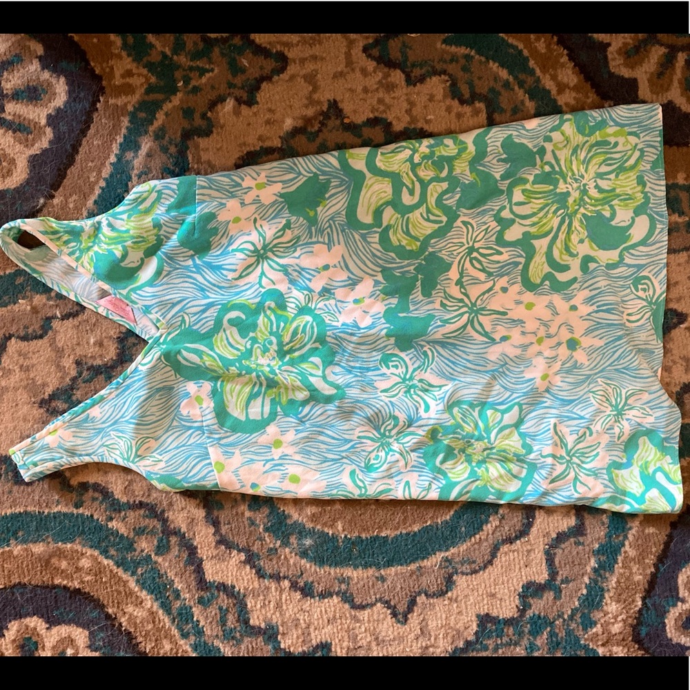 Lilly Pulitzer 00 swing v neck dress EUC worn once